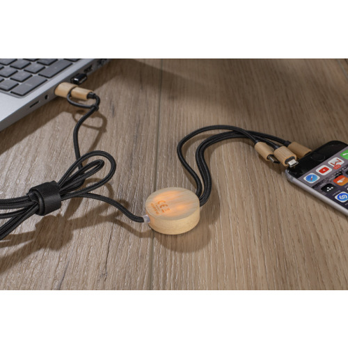 Kabel USB 4 w 1 GLOWIK Czarny 09187-02 (10)
