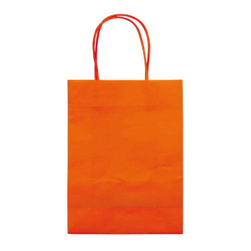 Mała Torba Papierowa Eco 120g/m² Pomarańczowy LT91716-N0026 (2)