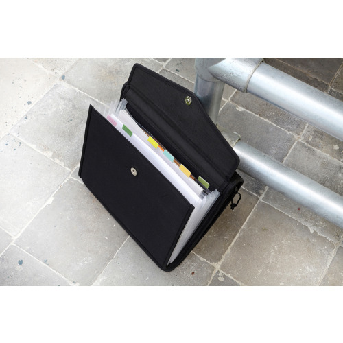 Teczka konferencyjna A4 z notatnikiem Czarny V2348-03 (2)