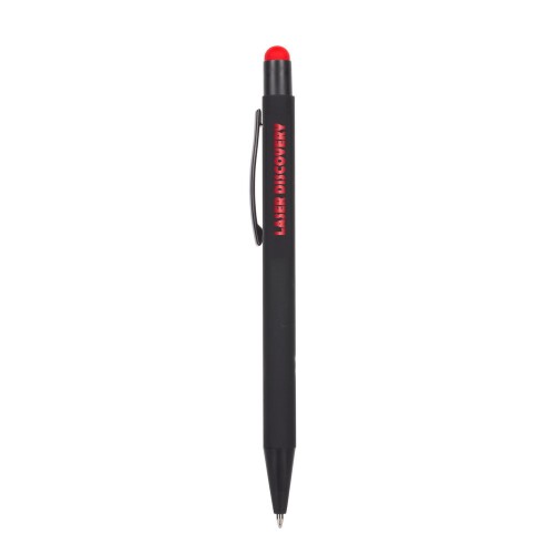Długopis, touch pen czerwony V1932-05 (2)