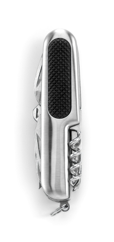 Nóż wielofunkcyjny, scyzoryk srebrny V4614-32 (1)