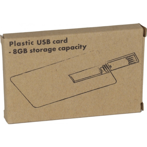 Pendrive plastikowy karta 8GB 2.0 SLOUGH Biały 033606 (3)