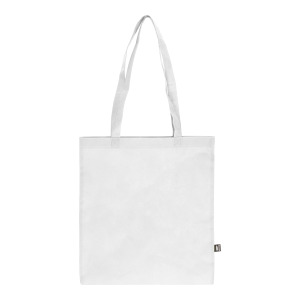 R-PET Torba transportowa z długimi uchwytami z włókniny 38 x 42 cm 75 g/m²