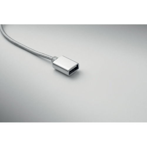 Brelok 3w1 kabel ładujący Srebrny MO3150-14 (5)