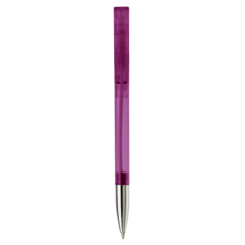 Przezroczysty długopis Nash Transparentny / purpurowy LT80805-N0472 (2)