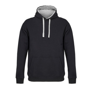 Bluza Męska Kroj Standardowy Szczotkowany Polar - Black & Red