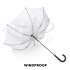 Verdure 190T Pongee 23" Wiatroodporny parasol z uchwytem, automatyczny Biały LT97119-N0001 (5) thumbnail