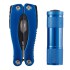 Zestaw narzędzi, narzędzie wielofunkcyjne 14 el., latarka LED niebieski P238.085 (1) thumbnail