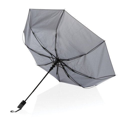 Mały parasol automatyczny 21" AWARE™ RPET Szary P850.592 (2)