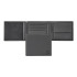 Portfel Double B Saffiano Black Szary HLN526H  thumbnail
