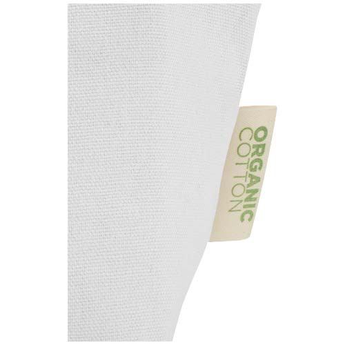 Odisha duża organiczna saszetka z certyfikatem OCS na akcesoria o gramaturze 180 g/m², 3 l  Biały 12078501 (4)