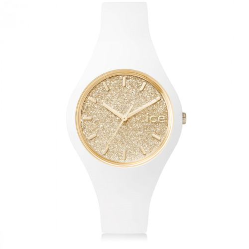ICE glitter-White Gold-Small Biały IGT513NS 