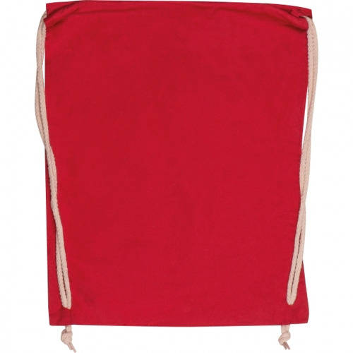 Worek sportowy bawełniany 140 g/m2 CARLSBAD Czerwony 002605 (1)