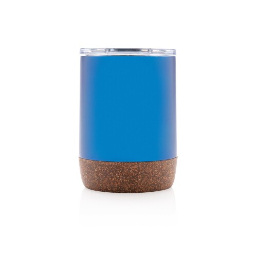 Kubek podróżny 180 ml, stal nierdzewna z recyklingu niebieski P435.055 (1)