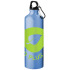 Aluminiowa butelka na wodę Oregon z karabińczykiem o pojemności 770 ml Jasnoniebieski 10029704 (2) thumbnail
