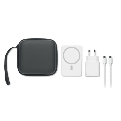 Magnetyczny powerbank 5000mAh Bialy MO3177-06 (5)