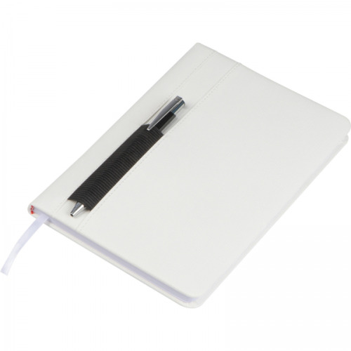 Notatnik A5 w kratkę CLELIA Biały 2136306 (8)