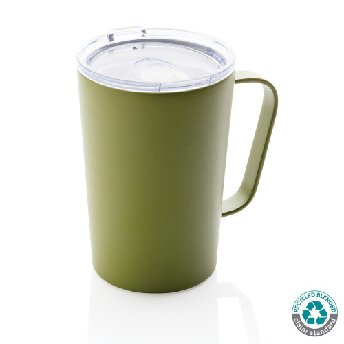 Kubek termiczny 420 ml, stal nierdzewna z recyklingu Green P433.057 (11)
