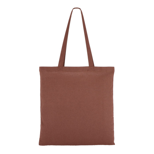 Torba na ramię OEKO-TEX® 140g/m² 38x42cm Ciemnobrązowy LT95156-N0050 