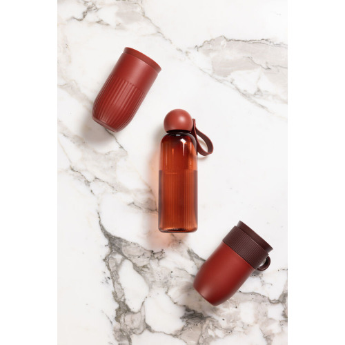 Butelka na wodę TURE, bordowy Bordowy 5018609- (1)