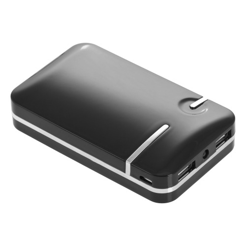Power bank 7800 mAh, lampka LED Czarny V3387-03 