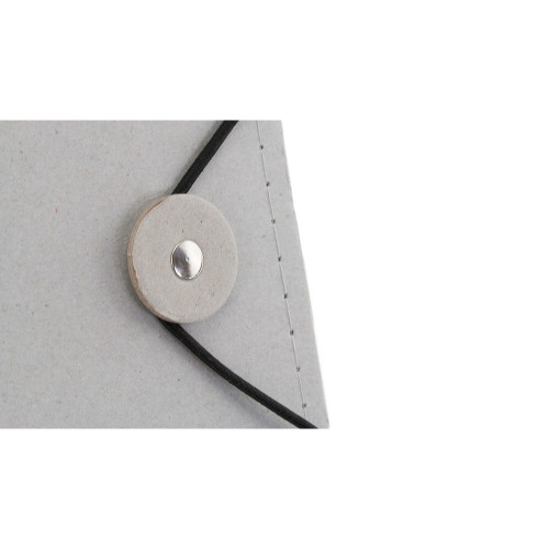 Teczka konferencyjna ok. A4 z kartonu z recyklingu z notatnikiem Neutralny V2592-00 (6)