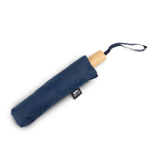 Wiatroodporny parasol manualny RPET, składany | Uksan Granatowy VA067-04 (5)