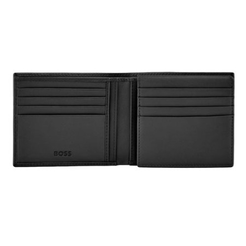 Portfel na karty Double B Saffiano Black Czarny HLY526A (4)