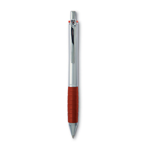 Przyciskany długopis z ABS przezroczysty czerwony IT3352-25 