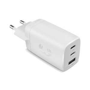 Fresh 'n Rebel ładowarka do laptopa 67W GaN USB-C i USB-A Jasnoszary