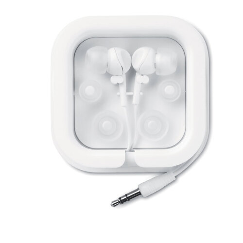 Słuchawki z silikonem biały MO7267-06 (2)
