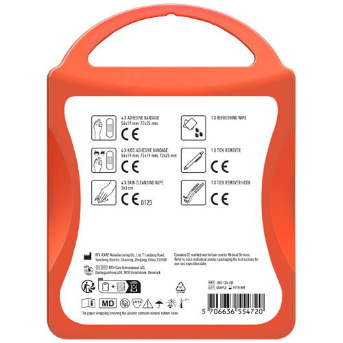 MyKit Zestaw Pomocy - Kleszcze Przezroczysty czerwony 1Z251604 (4)