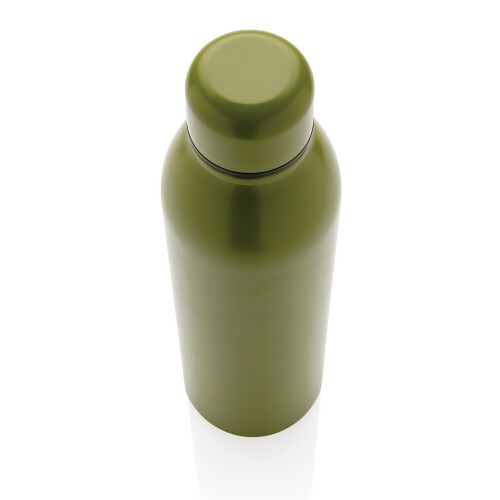 Próżniowa butelka sportowa 500 ml, stal nierdzewna z recyklingu green P433.047 (2)
