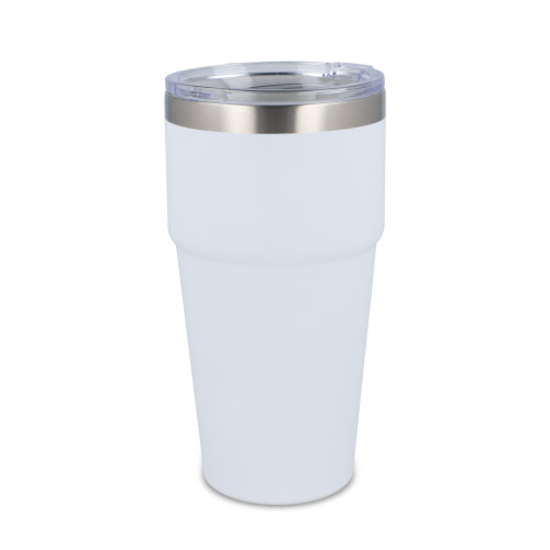 T-ceramiczny kubek do samochodu o miękkim dotyku 500ml Biały LT98729-N0001 