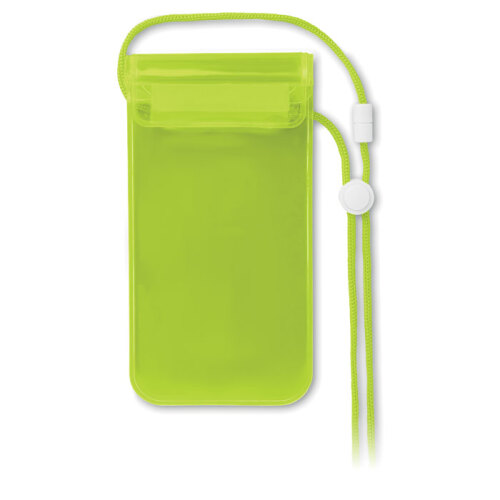 Wodoodporne etui na smartfon przezroczysty zielony MO8782-24 