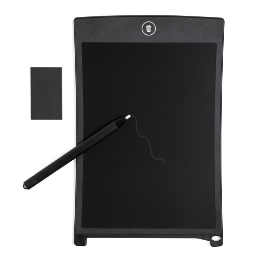 Magnetyczny tablet LCD, rysik w komplecie czarny V7374-03 (1)