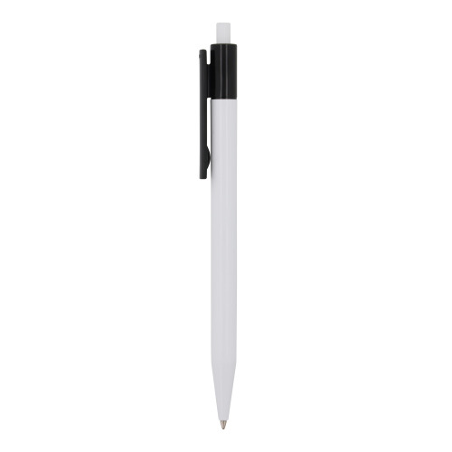 Długopis Kuma w mocnym kolorze Biały / czarny LT87877-N0102 (3)