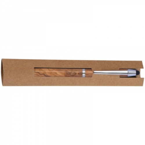 Długopis drewniany touch pen ERFURT beżowy 149713 (3)