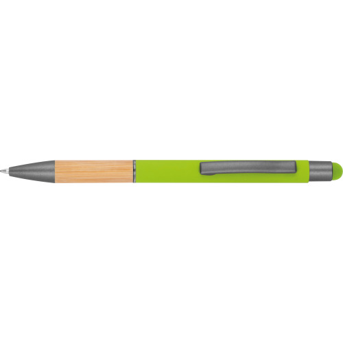 Długopis metalowy touch pen soft touch BRYGIDA Jasnozielony 1358129 