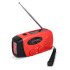 SafeSound Radio awaryjne zasilane energią słoneczną i korbką Czerwony LT95607-N0021  thumbnail