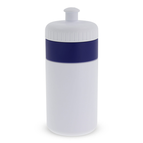 Bidon Sportowy Z Obwódka 500ml Biały / ciemnoniebieski LT98735-N0110 (3)