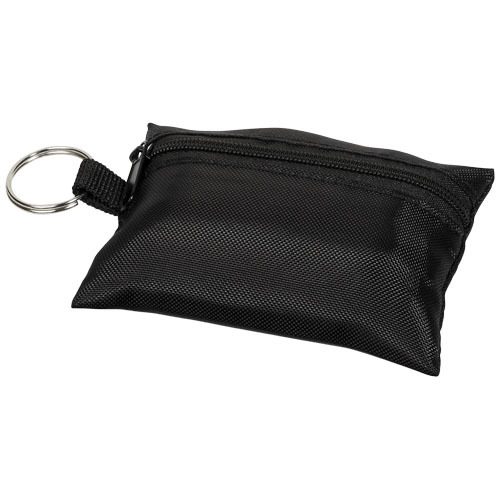 16-elementowa saszetka pierwszej pomocy Valdemar mocowana do kółka na klucze Czarny 12200901 (3)