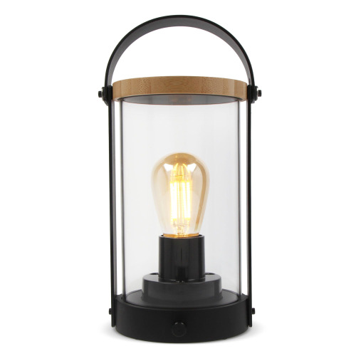 Lampa bambusowa Edison Czarny LT93351-N0002 