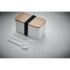 Lunch box z bambusową pokrywką biały MO6627-06 (5) thumbnail