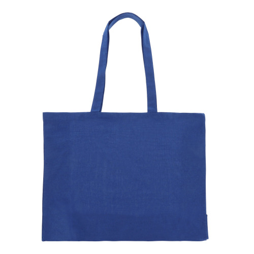 Torba z bawełny z recyklingu z dnem 140g/m² 49x14x37cm Niebieski LT95243-N0011 (2)