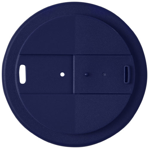 Kubek Americano® Espresso Eco z recyklingu o pojemności 250 ml z pokrywą odporną na zalanie  Czarny 21045507 (4)