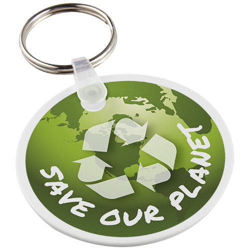 Tait łańcuch do kluczy z recyklingu w kształcie koła Biały 21047501 