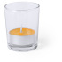 Szklany świecznik, świeczka zapachowa pomarańczowy V8838-07  thumbnail