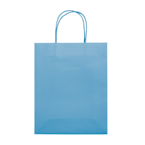 Średnia torba papierowa Eco 120g/m² Jasnoniebieski LT91717-N0012 (1)