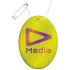Owalna, lekka, odblaskowa zawieszka RFX™ H-16 z PVC Neonowy żółty 1PR12813 (1) thumbnail